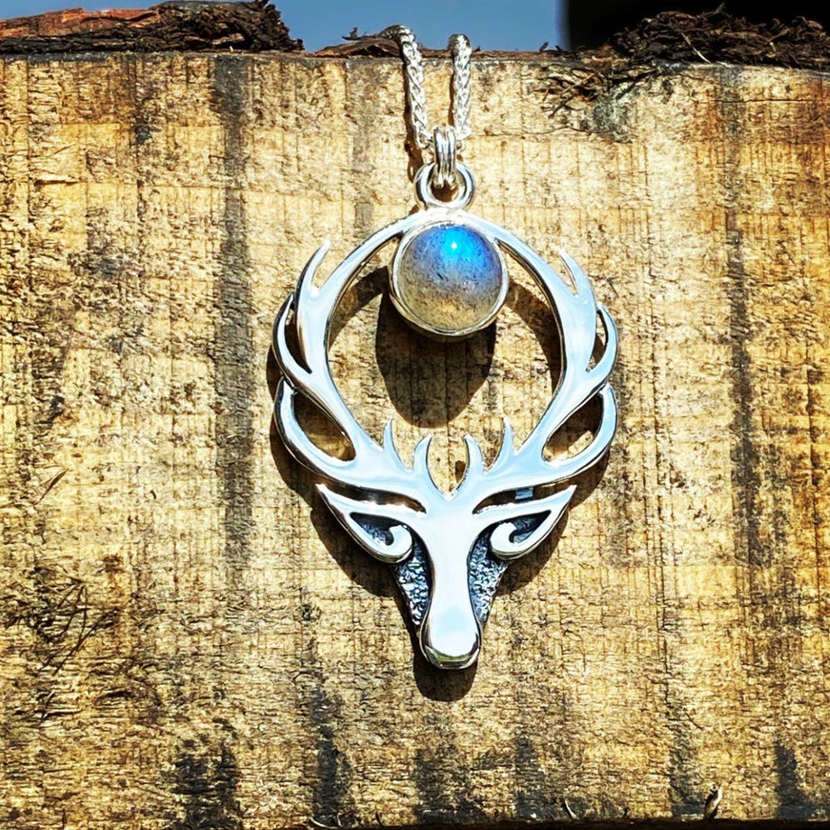 Stag necklace sales