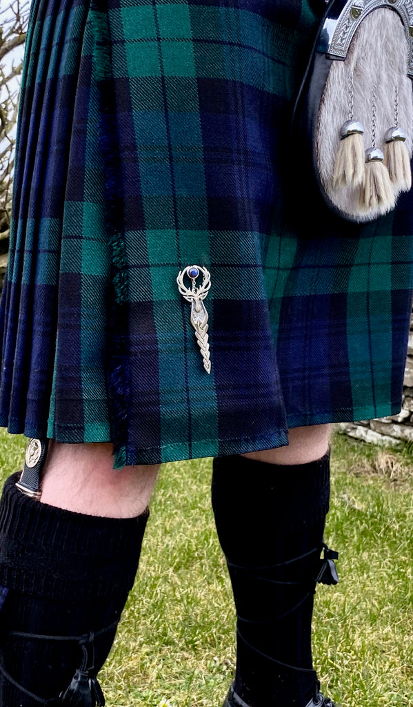 Highland Stag Kilt Pin