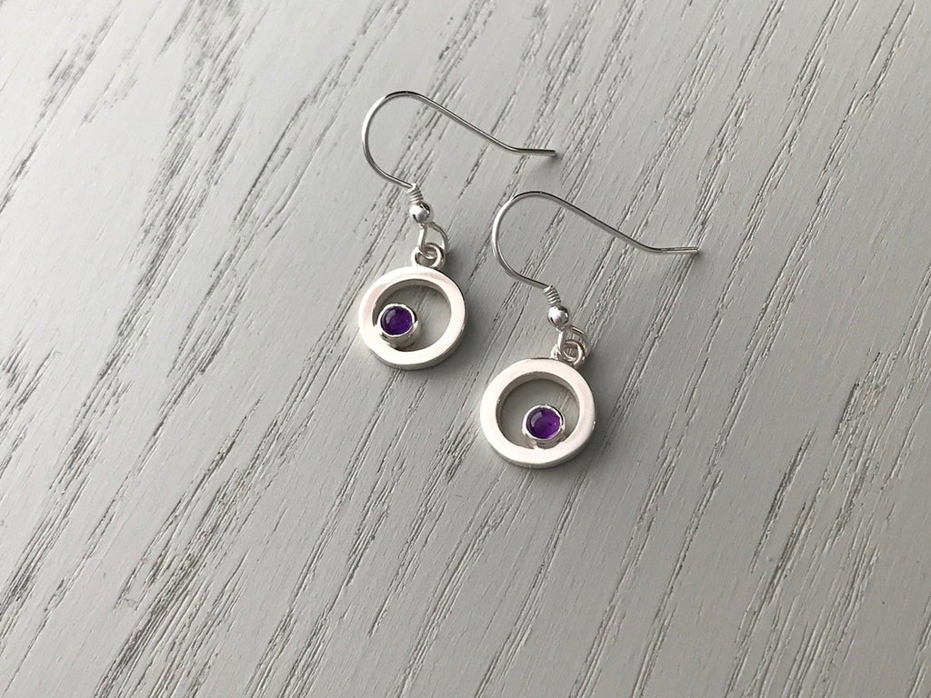 Flower of Scotland Drop Earrings